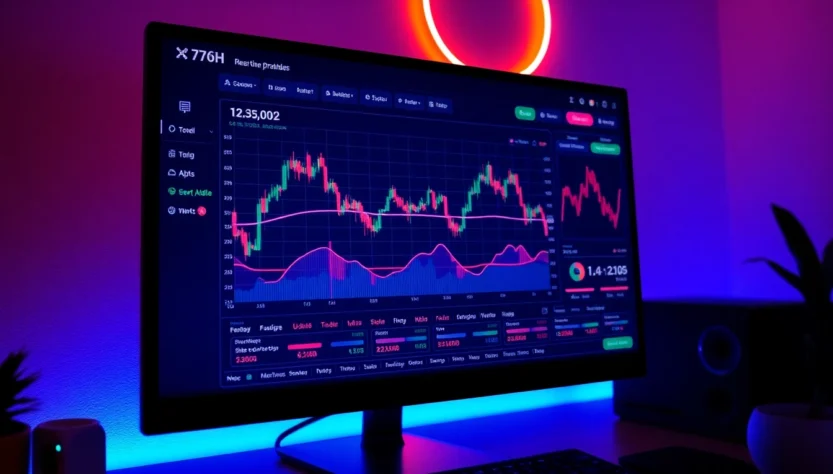 Seamless aicoin下载 process displayed on a user-friendly platform with clear graphs and security features, emphasizing ease of use for cryptocurrency traders.